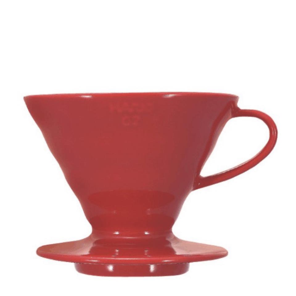Hario Coffee Dripper V60 02 Ceramic red